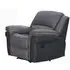 Kingston Recliner Armchair - Grey, Fabric