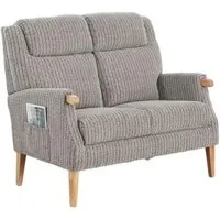 Lisbon 2-Seater Sofa - Latte, Fabric