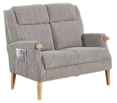 Lisbon 2-Seater Sofa - Latte, Fabric