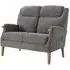 Lisbon 2-Seater Sofa - Steel Blue, Fabric
