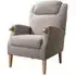 Lisbon Fireside Armchair - Taupe, Fabric