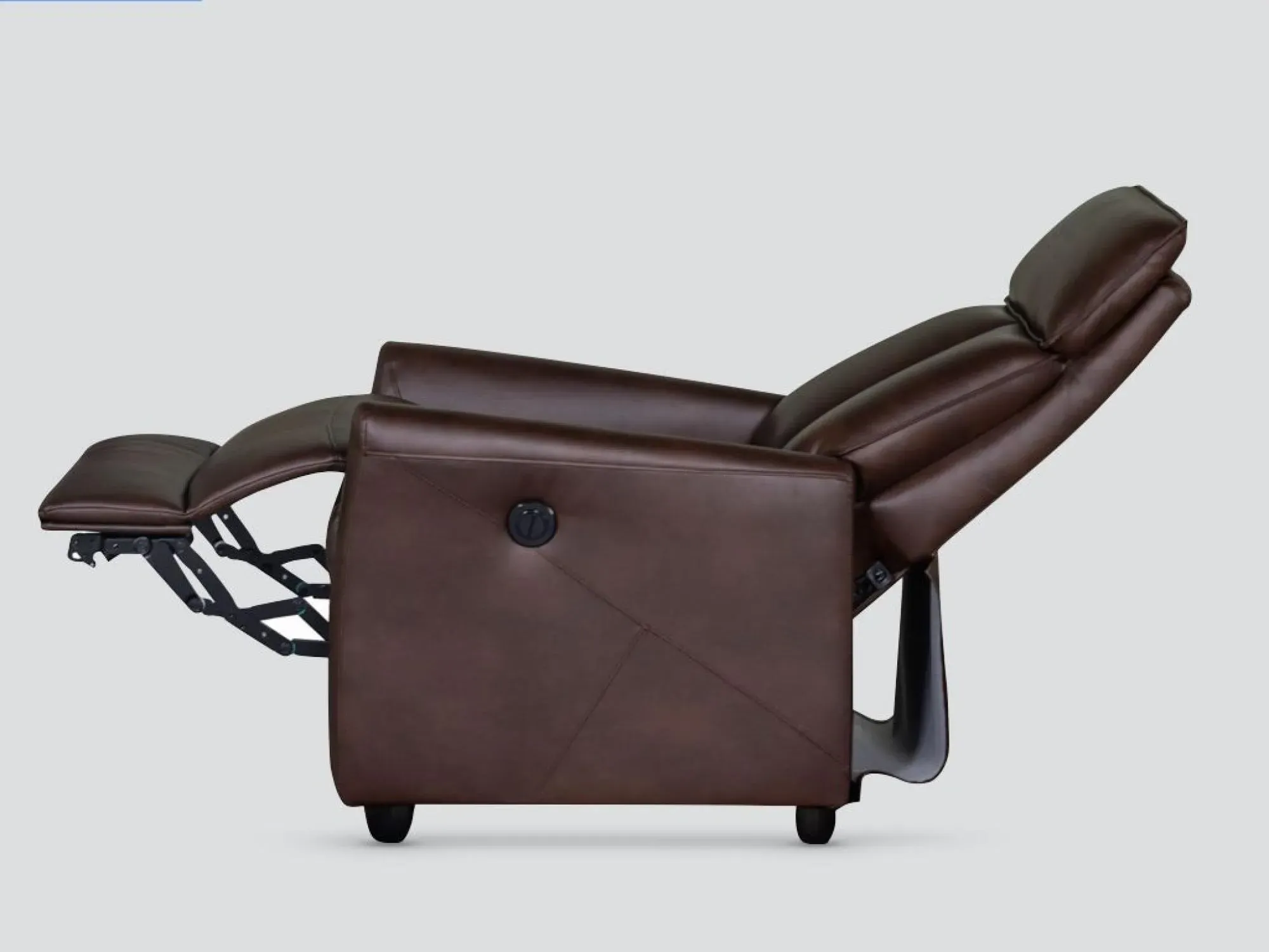 Lomond Electric Recliner Armchair - Tan, Faux Leather