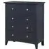 Luciana 2+3 Drawer Chest - Black