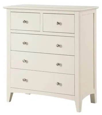 Luciana 2+3 Drawer Chest - Ivory