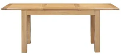 Lugano 4-8 Seater Extending Dining Table - Oak