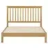 Lugano Slatted Bed Frame - Oak