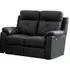 Milano 2-Seater Electric Recliner Sofa - Anthracite, Leather