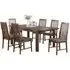 Monterey 6-Seater Extending Dining Set - Walnut, Acacia Wood