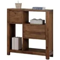 Monterey Compact Bookcase - Walnut, Acacia Wood