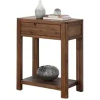 Monterey Console Table with Drawer - Walnut, Acacia Wood