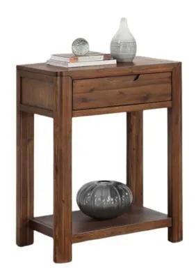 Monterey Console Table with Drawer - Walnut, Acacia Wood