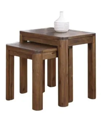 Monterey Nest of 2 Tables - Walnut, Acacia Wood