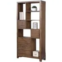 Monterey Tall Bookcase - Walnut, Acacia Wood