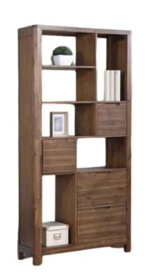 Monterey Tall Bookcase - Walnut, Acacia Wood image