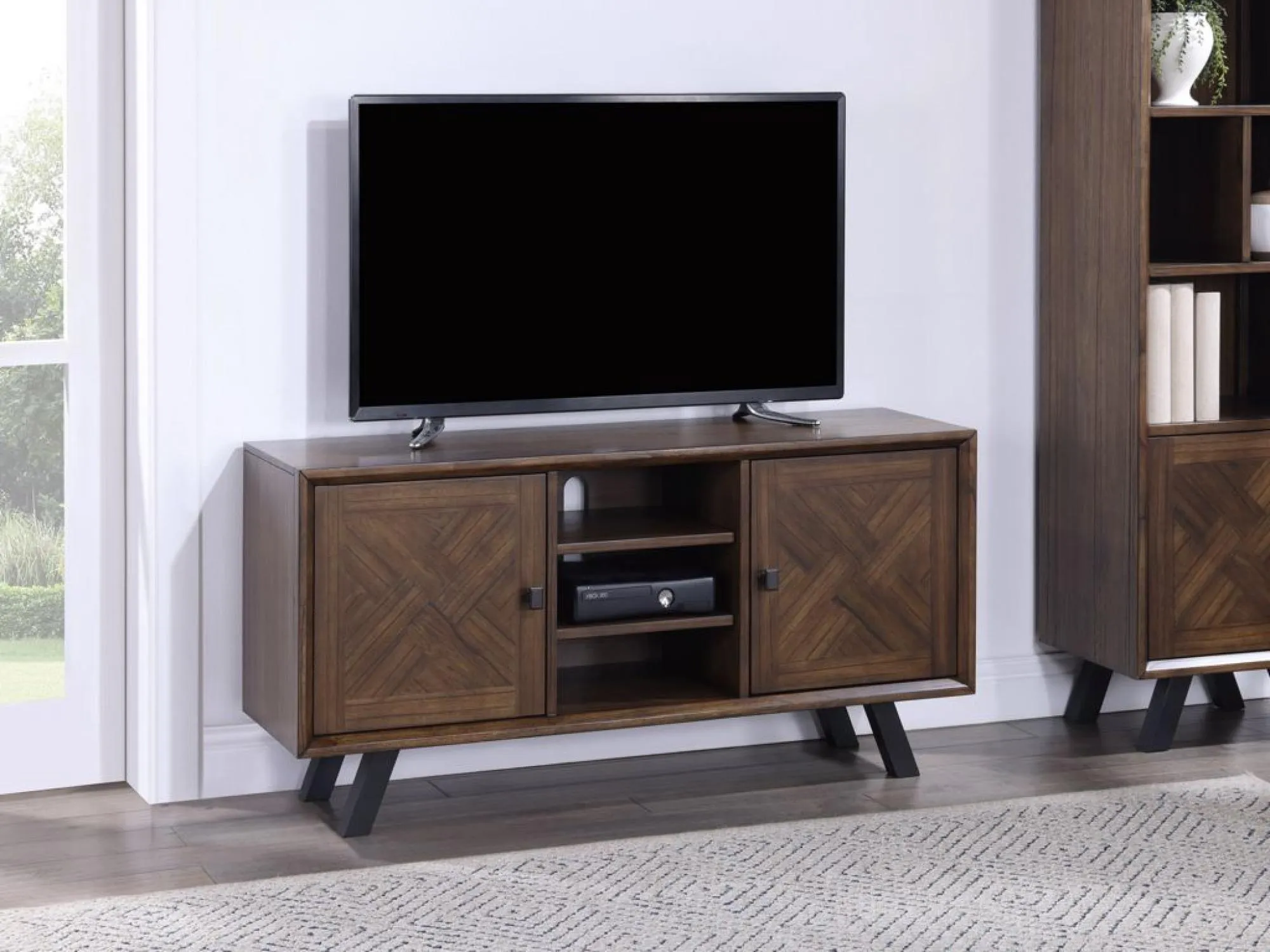 Nevada 2 Door TV Unit - Walnut