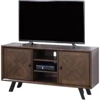Nevada 2 Door TV Unit - Walnut