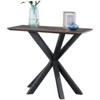 Nevada Console Table - Walnut, Mindi Wood