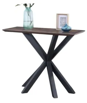 Nevada Console Table - Walnut, Mindi Wood