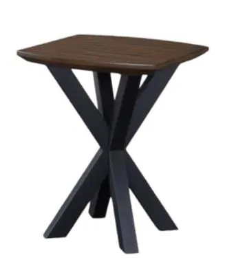 Nevada Curved Lamp Table - Walnut, Mindi Wood image