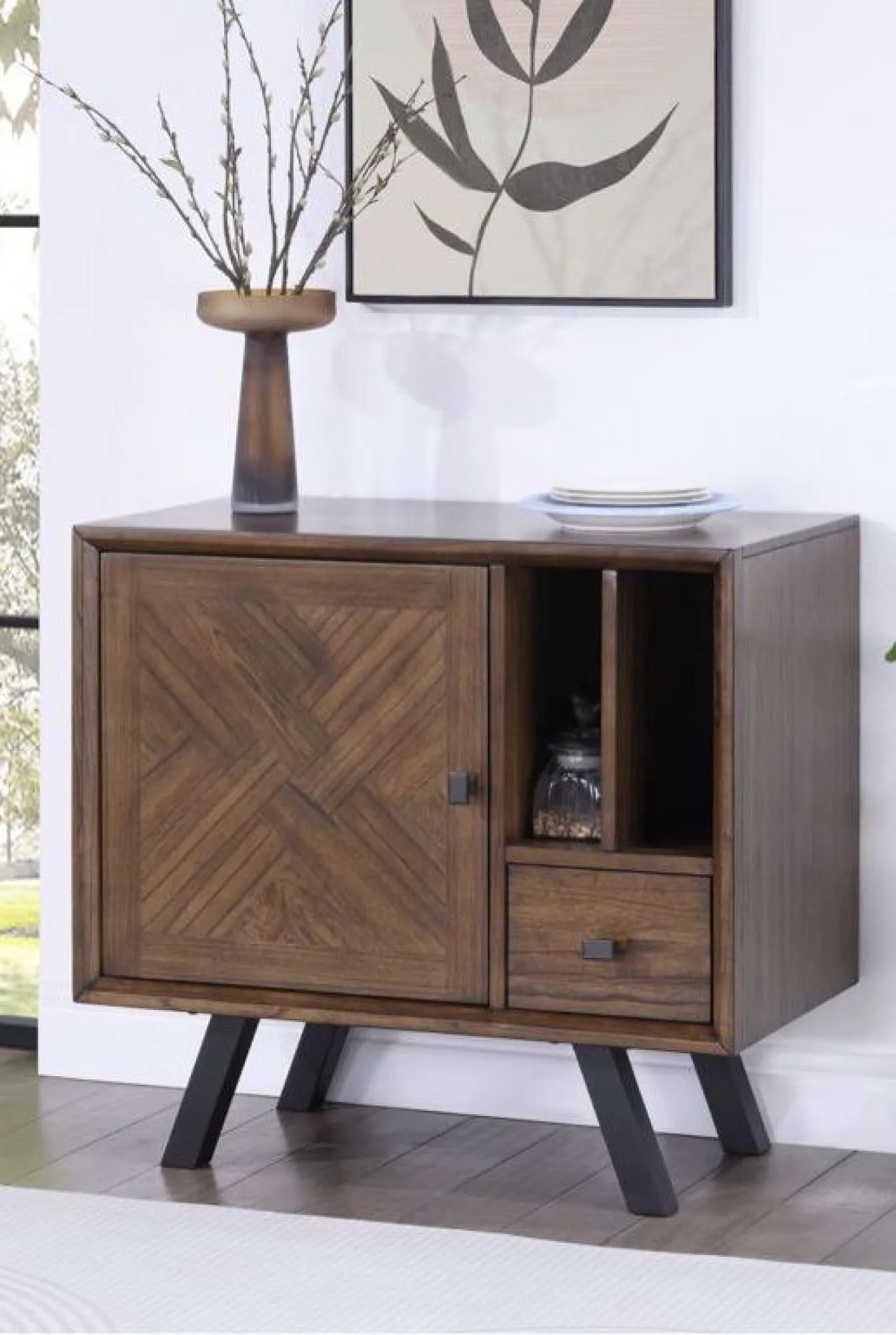 Nevada Small Sideboard - Walnut, Mindi Wood