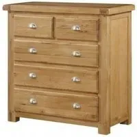 Newbridge 2+3 Drawer Chest - Light Oak