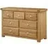Newbridge 3+4 Drawer Wide Chest - Light Oak