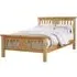 Newbridge Oak High Footend Bed - Light Oak