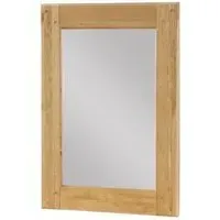 Newbridge Oak Wall Mirror - Light Oak