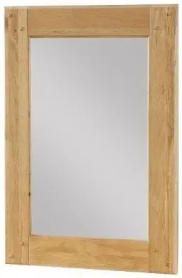 Newbridge Oak Wall Mirror - Light Oak image