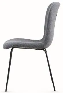 Oliver Dining Chair Set of 4 - Dark Grey, Velvet
