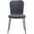 Oliver Dining Chair Set of 4 - Dark Grey, Velvet