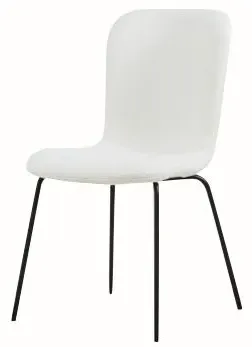 Oliver Dining Chair Set of 4 - Ivory, Velvet