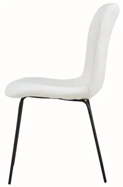 Oliver Dining Chair Set of 4 - Ivory, Velvet