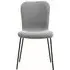 Oliver Dining Chair Set of 4 - Light Grey, Velvet