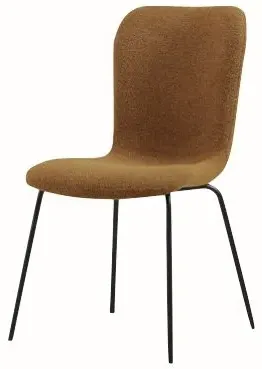 Oliver Dining Chair Set of 4 - Tan, Velvet