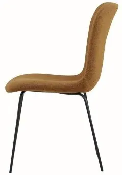 Oliver Dining Chair Set of 4 - Tan, Velvet