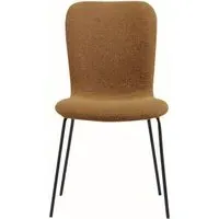 Oliver Dining Chair Set of 4 - Tan, Velvet