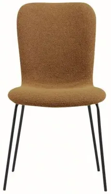 Oliver Dining Chair Set of 4 - Tan, Velvet