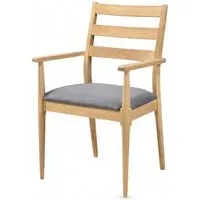 Orlando Carver Dining Armchair Set - Oak