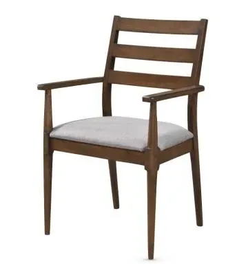 Orlando Carver Dining Armchair Set - Walnut