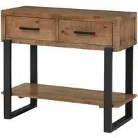 Pembroke 2 Drawer Console Table - Rustic Pine