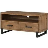 Pembroke 2 Drawer TV Unit - Rustic Pine