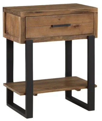 Pembroke Console Table with Drawer - Rustic Pine