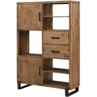 Pembroke Tall Display Unit - Rustic Pine