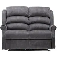 Penrith 2-Seater Electric Recliner Sofa - Grey, Fabric
