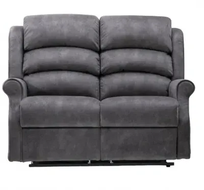 Penrith 2-Seater Electric Recliner Sofa - Grey, Fabric