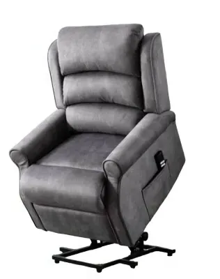 Penrith Electric Lift and Tilt Recliner Armchair - Grey, Fabric