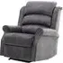 Penrith Electric Recliner Chair - Grey, Fabric