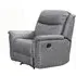 Portland Recliner Armchair - Silver Grey, Fabric