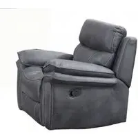 Richmond Recliner Armchair - Grey, Fabric